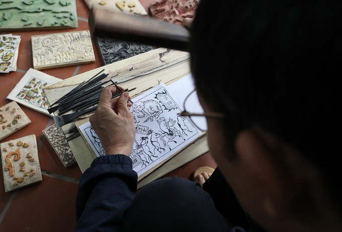 rats weddings galore as vietnamese woodcut artist prepares for tet