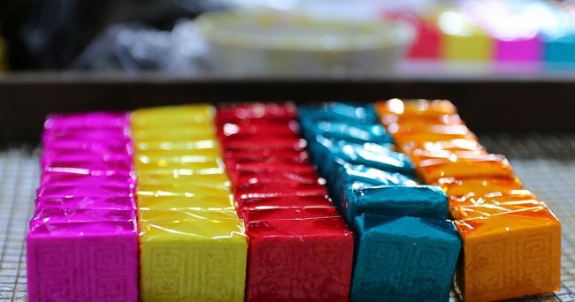 Molded rice cakes bring a delicious and sweet taste for traditional Tet Holiday