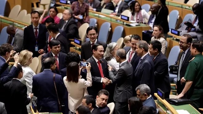 Foreign diplomats congratulate Vietnam on fulfilling role of UNSC President