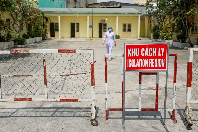 clean and quiet inside a quarantine zone in hcmc