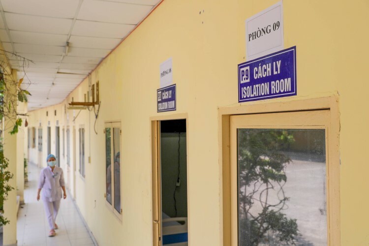 clean and quiet inside a quarantine zone in hcmc