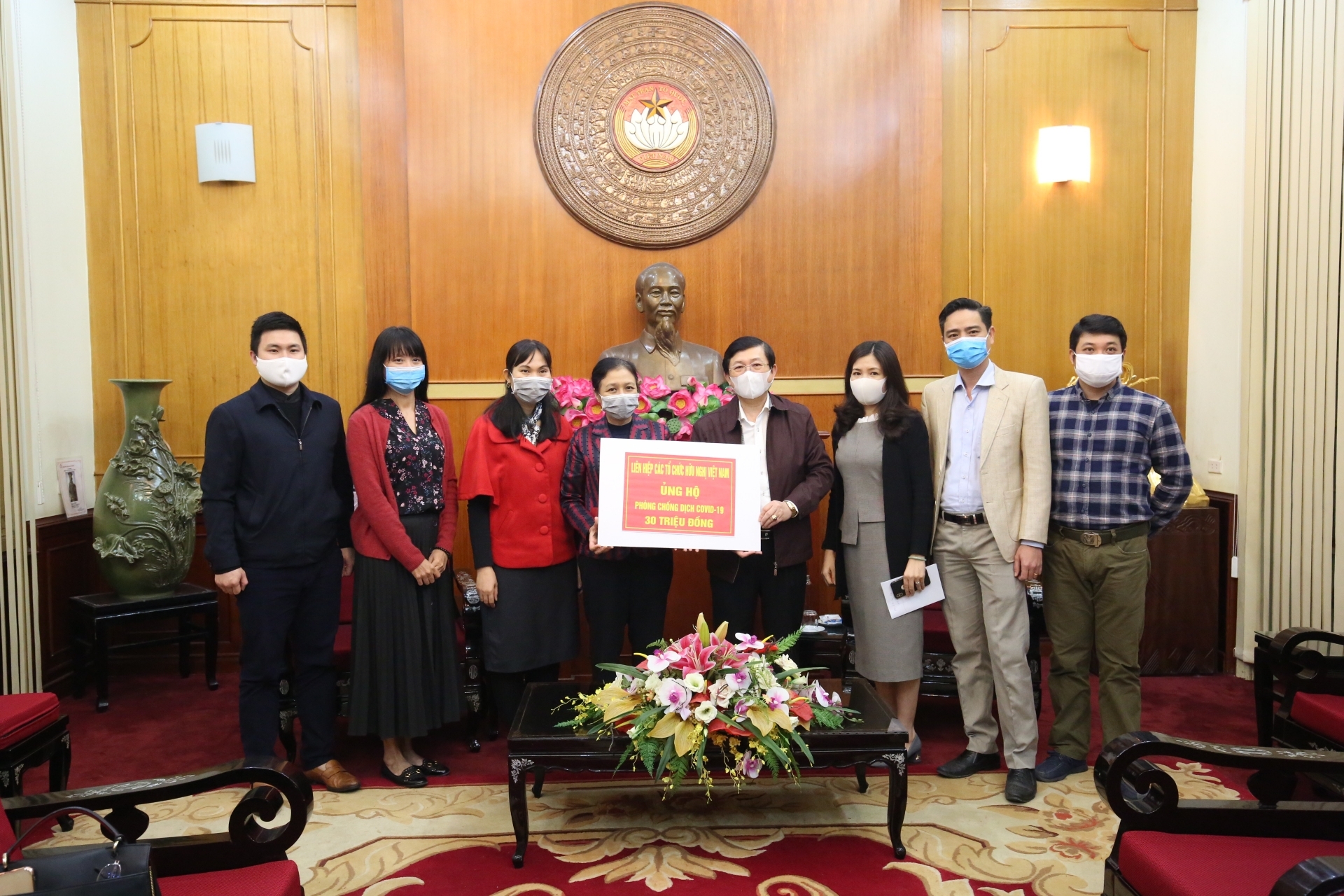vufo donates 1270 usd to covid 19 prevention fund