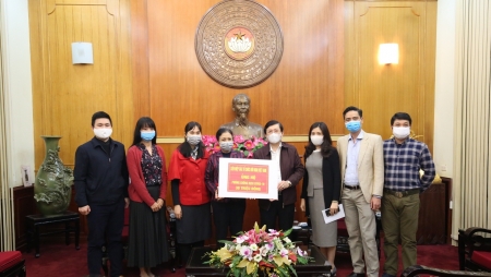 VUFO donates 1270 USD to COVID-19 prevention fund