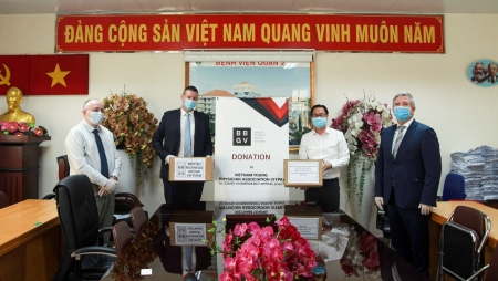 British Business Group Vietnam donates protective equipment for COVID-19 combat
