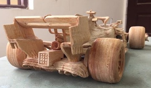 amazing vietnamese wooden car models hit foreign headlines