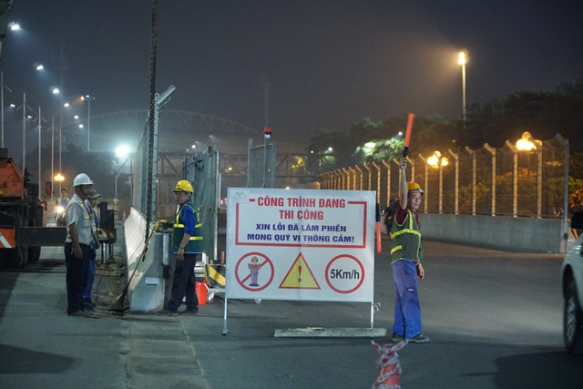 hanois f1 racetrack fences removed