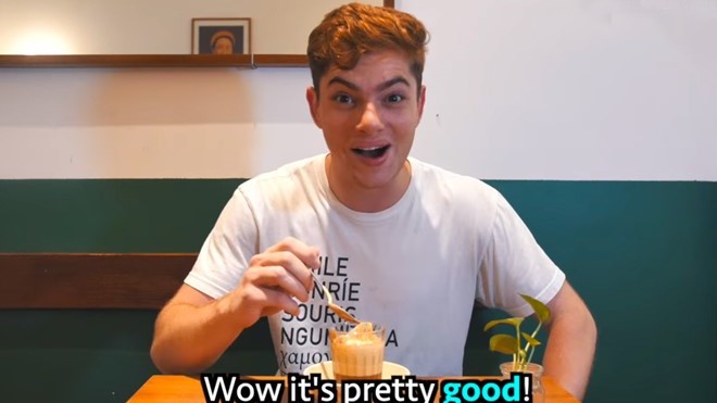 international vloggers vietnamese coffee is best in the world