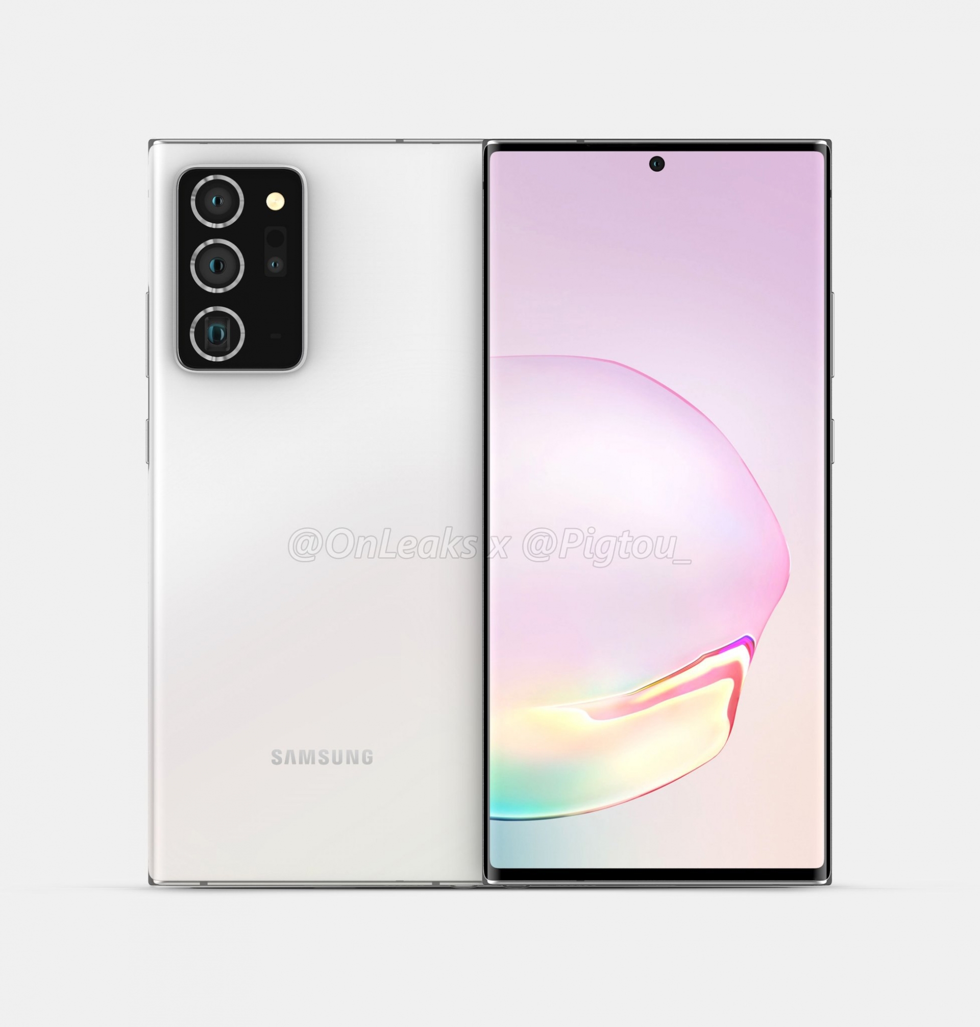 samsung galaxy note 20 leaks with many changes