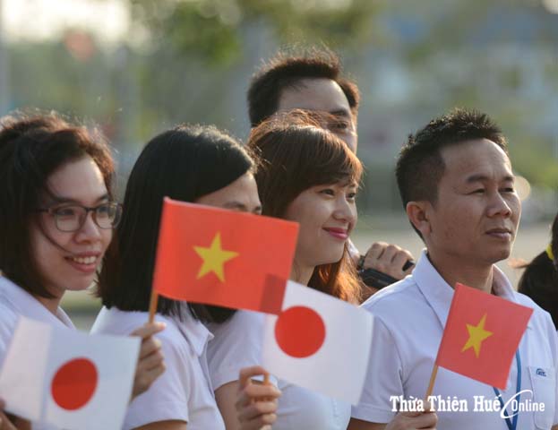 The Japanese Emperor appreciates the warm welcome of people in Hue city
