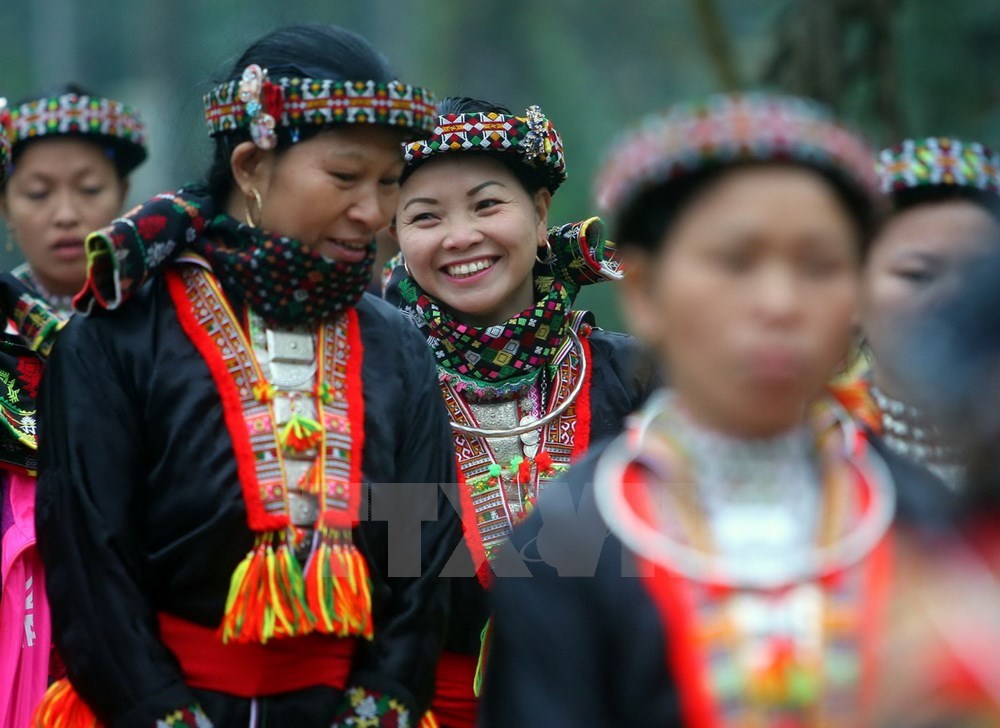 A wedding ceremony of Red Dao ethnics