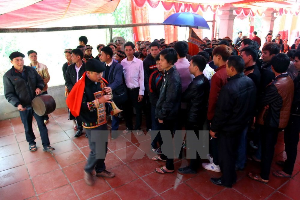 A wedding ceremony of Red Dao ethnics