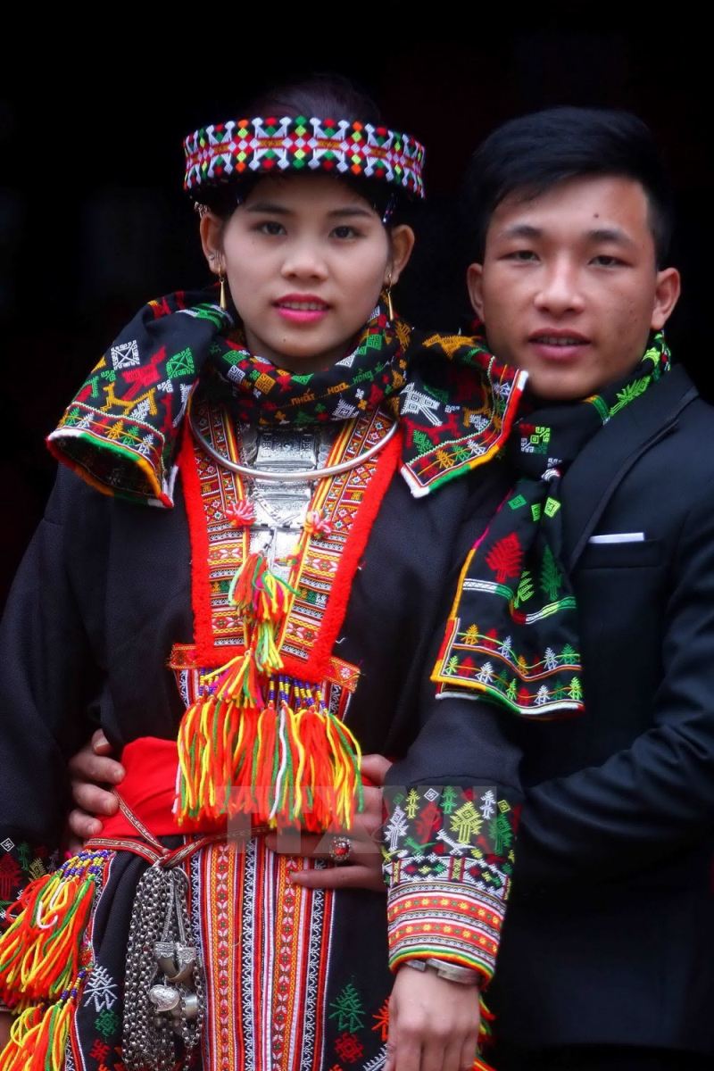 A wedding ceremony of Red Dao ethnics