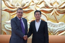 moroccan ambassador seeks vufos supports in chartering vietnam morocco friendship association