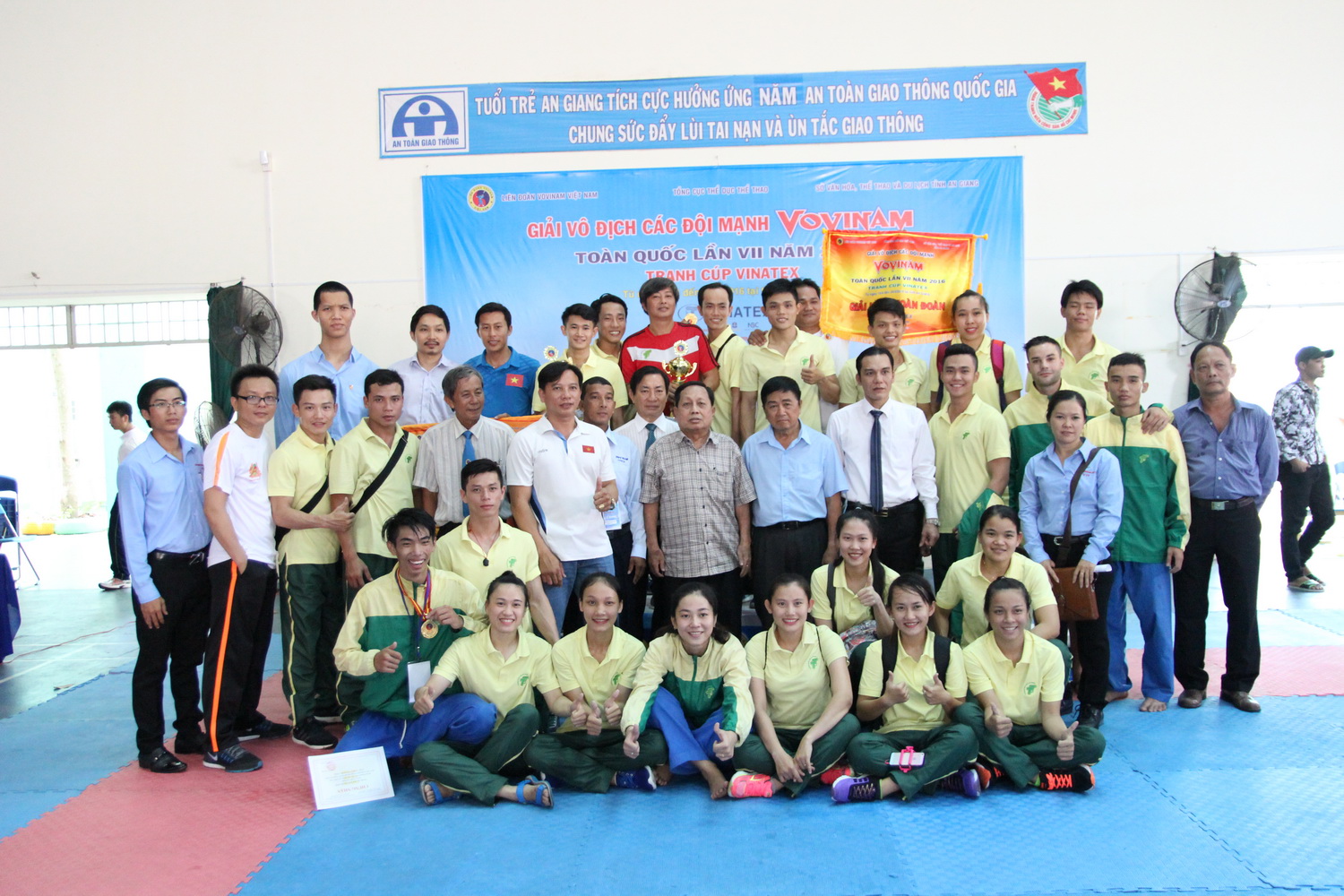 national strong vovinam clubs 2016 tour opens in an giang