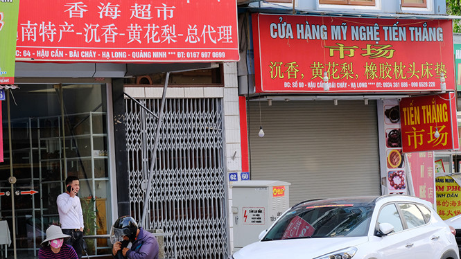 Ha Long tourism area suffused with Chinese ads billboards