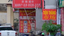 ha long tourism area suffused with chinese ads billboards