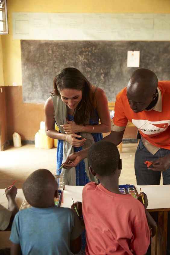 Suits star, Meghan Markle, visits Rwanda with World Vision in support of World Vision Water. #Rwanda #MeghanMarkle #WorldVisionWater