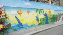 sri lanka ceramic mosaic mural unveiled on the hanoi ceramic mosaic wall