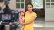 hki vietnam presents over 1300 tom shoes for needy kids in tra vinh