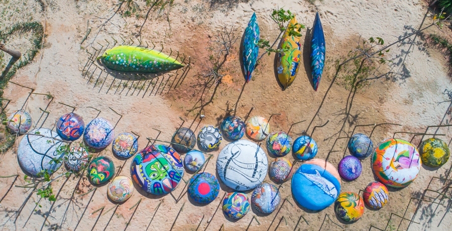 Colourful art road in Quang Nam’s small fishing village