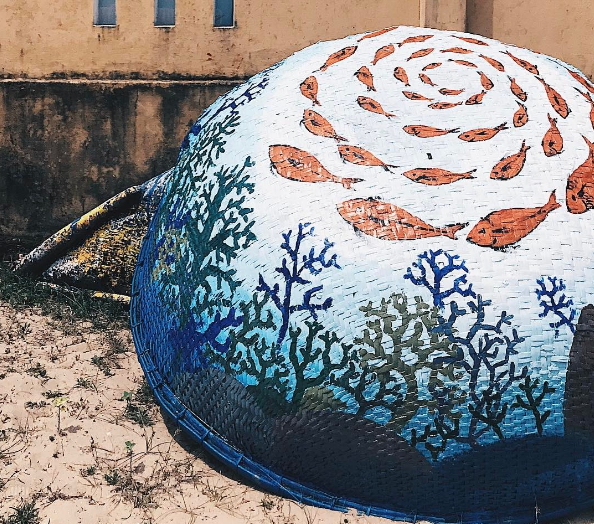 Colourful art road in Quang Nam’s small fishing village