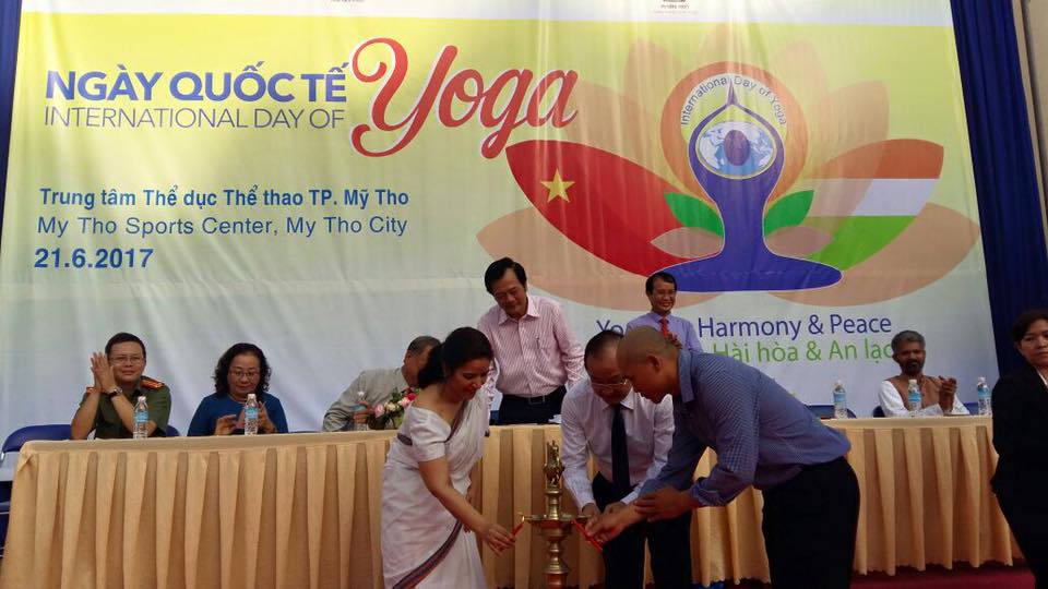 International Yoga Day celebrated in Tien Giang