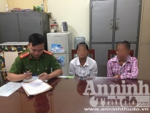 hanois police rescue two girls from trafficking scam