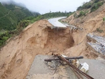 hanoi declared emergency due to landslides
