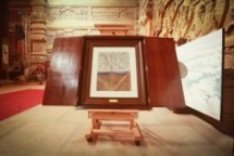 Vietnamese artist painting on climate change grabs attention at the United Nations Day of Vesak