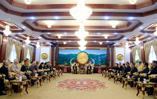 Top Lao leader hails role of Vietnam-Laos Friendship Association