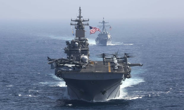 US calls military coalition to patrol in water area of Iran and Yemen
