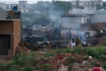 military aircraft crashes in pakistan at least 17 dead
