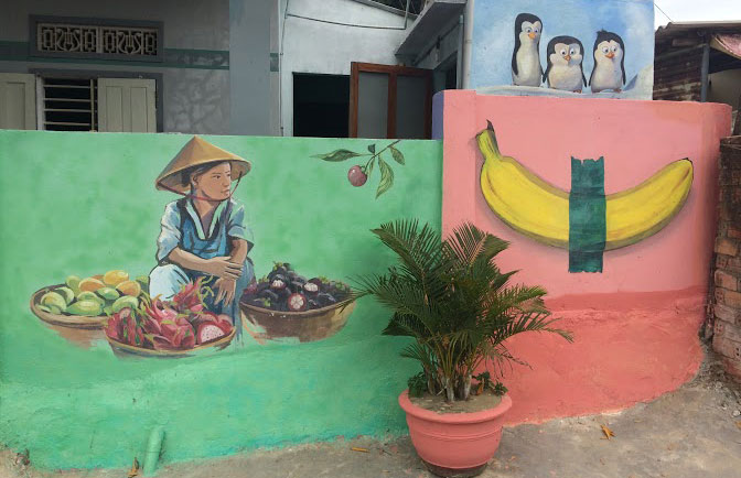 Quang Nam’s fishing village with over 100 giant mural paintings