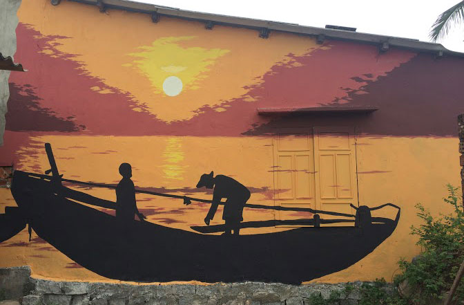 Quang Nam’s fishing village with over 100 giant mural paintings