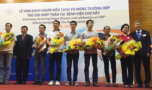 Cho Ray hospital marks 500th kidney transplant
