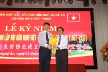 Nghe An province Vietnam-China Friendship Association celebrates 60 years of establishment