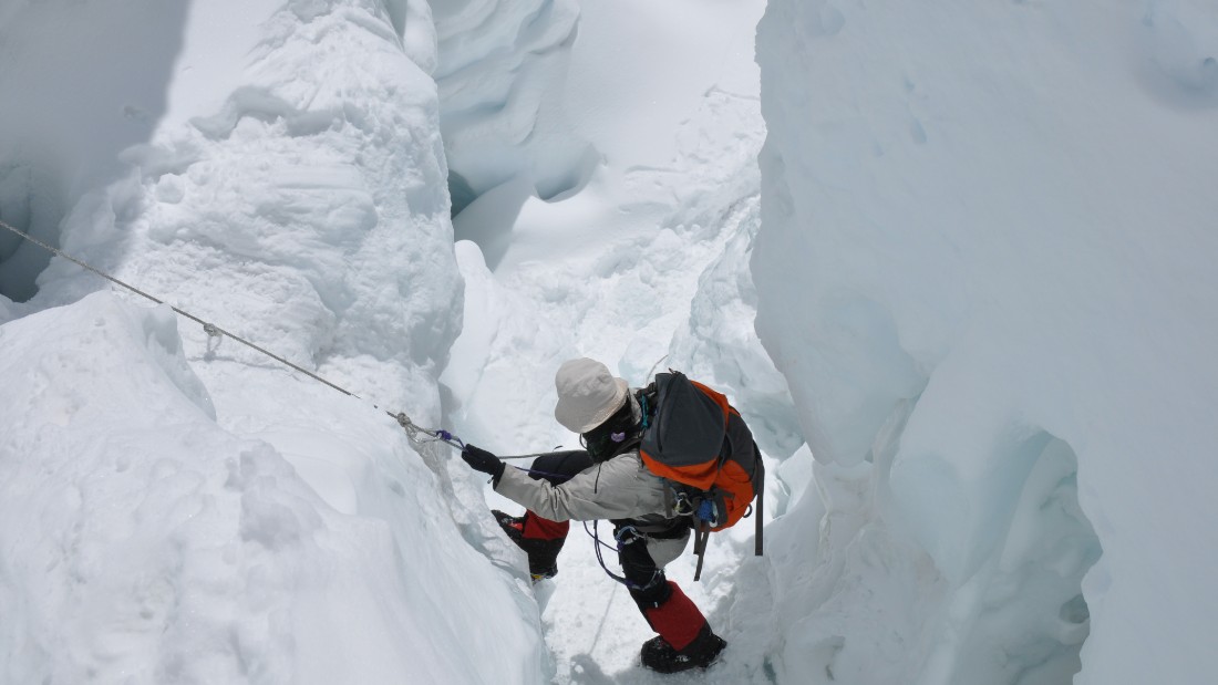 Jamsenpa trained for two years before her first attempt at climbing the Everest.