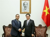 deputy pm vuong dinh hue receives bulgarian guest