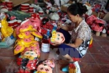 mid autumn toy making village in hung yen