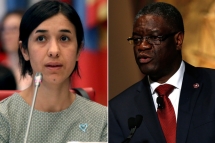 congolese doctor yazidi activist win nobel peace prize for combating sexual violence
