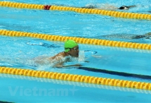 swimmer secures first gold for vietnam at asian para games 2018
