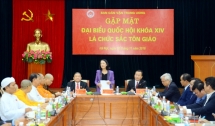 politburo member meets with religious dignitaries as na deputies