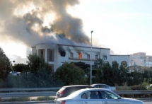 is claimed attack on libya foreign ministry kills at least three
