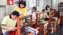 weaving a new life saigonese women offer free sewing lessons to mentally impaired