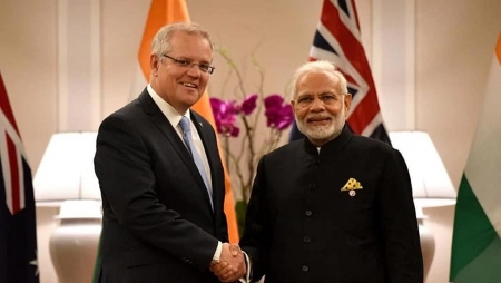 Tension in South China Sea: India, Australia sign pacts to strengthen military ties