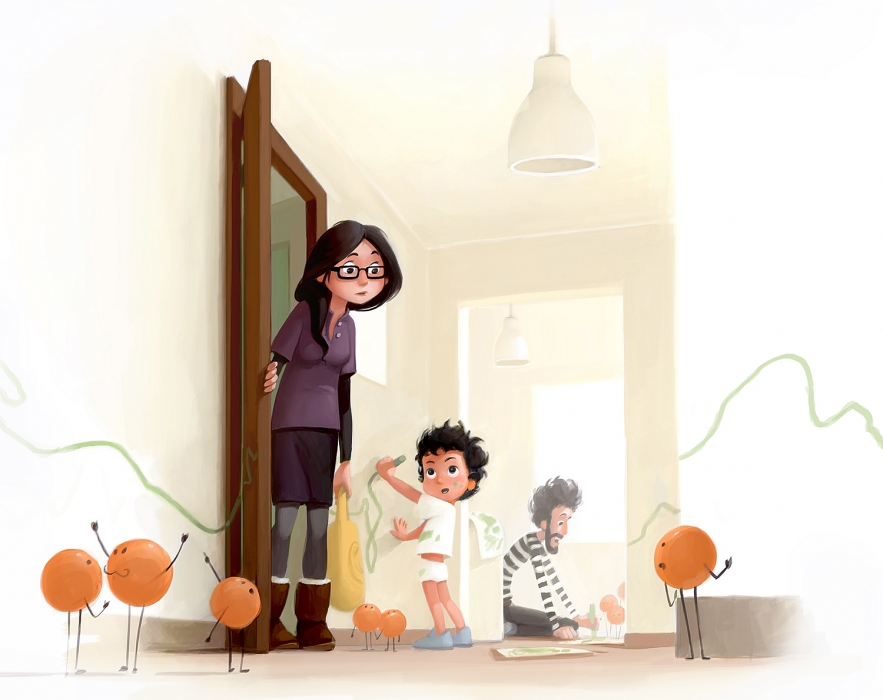Family-Day:-Illustrations-of-Daily-Life.-Source:-