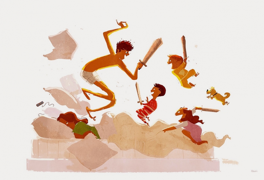 Family-Day:-Illustrations-of-Daily-Life.-Source:-